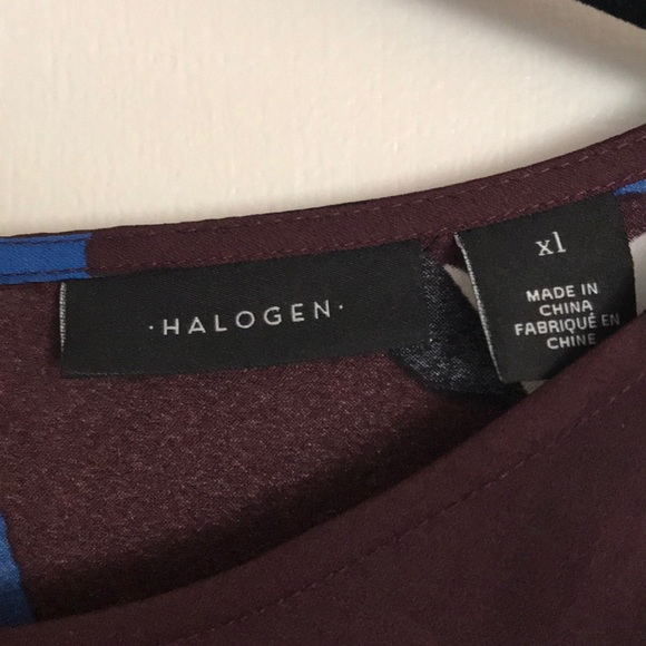 Halogen printed blouse - Picture 2 of 3